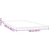 vidaXL Nadmadrac 100 x 220 x 5 cm Cijene
