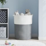  Košara za pohranu sivo-bijela Ø 49x65 cm pamučna | shoptok.hr