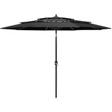 The Living Store Senčnik aluminij antraciten 3 m - Senčnik Senčniki, (21750613) | Shoptok.si