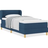  Postelja s vzmetnico Modra 90x200 cm Tkanina, (22051935) | Shoptok.si