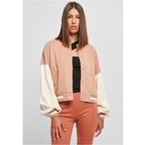 UC Ladies Ladies Oversized 2 Tone College Terry Jacket amber/whitesand | shoptok.hr