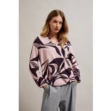 Moodo Women's blouse with geometric pattern - pink | shoptok.hr