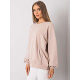 RUE PARIS Sweatshirt-RV-BL-7191.37P-beige | Shoptok.si