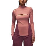Nike ženska majica dugih rukava W J 23 RIB QUARTER ZIP DV1255-689 | ePonuda.com