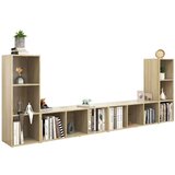 TV ormarići 4 kom boja hrasta sonome 107x35x37 cm od iverice | shoptok.hr