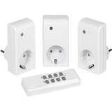 Vivanco Funksteckerset 3fach Auto Learn VIVANCO 34434 FSS 31000WAL 1 Fernbedienung + 3 Stecker Cene