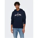 Only Dark Blue Men's Hoodie & SONS Lenny - Men