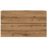vidaXL Kupaonski viseći ormarić boja hrasta 80 x 38,5 x 45 cm drveni | shoptok.hr