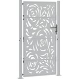  Vrtna vrata 100x175 cm Čelik otporan na vremenske uvjete Dizajn plamena | shoptok.hr