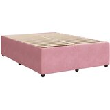  Krevet s oprugama i madracem ružičasti 140x190 cm baršunasti | shoptok.hr