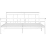  Za krevet bijeli metalni 180 x 200 cm | shoptok.hr