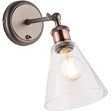  Endon 92874 - Zidno spot svetlo HAL 1xE27/10W/230V bronza/bakar/prozirno | Eponuda.com