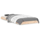  Okvir kreveta 75 x 190 cm mali od masivne borovine | Eponuda.com