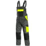 Canis Radne pantalone na tregere phoenix cronos sivo-žute, vel.50 ( 66490 ) | Eponuda.com