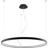 Thoro Črna aluminijasta LED viseča svetilka &amp;oslash; 110 cm RIO &amp;ndash; Slike