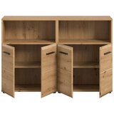 MID.YOU Srednje Visoka Omara Ice, Barva Hrasta, 2 Kos | Shoptok.si