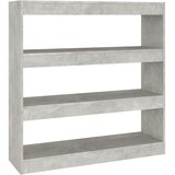 Ormarić za knjige / sobna pregrada boja betona 100x30x103 cm | Eponuda.ba