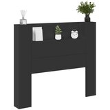  Vzglavje z LED lučmi Črna 120 x 16,5 x 103,5 cm Konstruiran les, (5000109558) | Shoptok.si