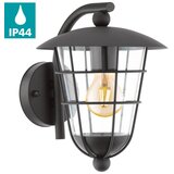 Eglo pulfero spoljna zidna lampa/1, e27, čelik/crna | Eponuda.com