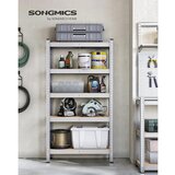 Songmics Regal GLR030E01, 5 delni, (150 x 75 x 30 cm), srebrn | Shoptok.si