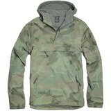 Brandit Fleece Pull Over Windbreaker Olive Camo Cene