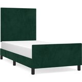  Okvir za krevet bez madraca tamnozeleni 100x200 cm baršunasti | shoptok.hr