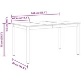  Blagovaonski stolovi METAL | shoptok.hr