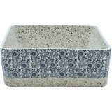 Nadgradni umivaonik sivo-plavi 46 x 35,5 x 13 cm keramički | shoptok.hr