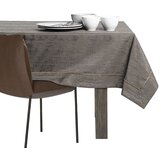 AmeliaHome Stolnjak Vesta s manšetom i obrubom 140x220 cm, smeđa | shoptok.hr