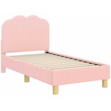 Okvir kreveta za malu djecu s naslonom Ružičasta 70 x 140 cm | shoptok.hr
