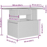 vidaXL 10-dijelni set vrtnih sofa poliratan s jastucima svijetlosivi | shoptok.hr