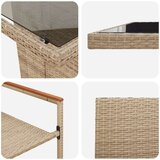  11 delni vrtni jedilni set bež poli ratan, (22015535) | Shoptok.si