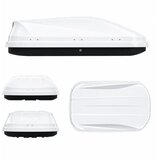 CAR 888 ACCESSORIES Krovni kofer Premium, 480 l, 139x88x40 cm, Beli Cene