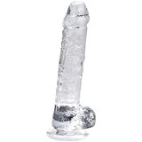 Loving Joy 2024 Dildo Loving Joy With Balls Clear 7'' | Shoptok.si
