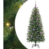 vidaXL Umestno božično drevo med 150 LED Zelena 150 cm PE in PVC | Shoptok.si