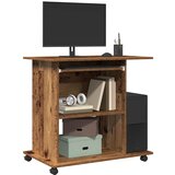 vidaXL Računalni stol staro drvo 80x50x75 cm konstruirano drvo | shoptok.hr