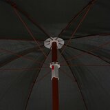  Vrtni suncobran s čeličnim stupom 180 cm antracit | Eponuda.com