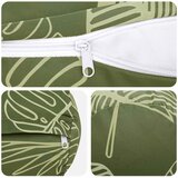  Presvlaka za jastuk 6 pcs HEERLEN Dizajn lista Ø 15 x 40 cm | shoptok.hr