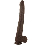SuperLove Extra Long Realistic Silicone Dildo Brown Small Cijene