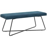  Klupa Plava 110 x 40 x 45 cm Baršun | shoptok.hr