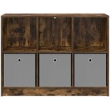  Kreveta s ladicama Dimljeni hrast 102 x 32 x 73,5 cm | shoptok.hr