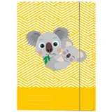 Herlitz Fascikl s klapnama i gumicom, A3, Koala