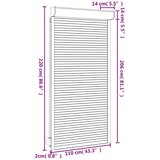  Roletna Antracit 110 x 220 cm Aluminij i poliuretan - Antracit 110 x 220 cm | shoptok.hr