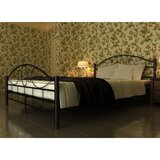 vidaXL s madracem metalni crni 180 x 200 cm Cene