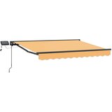 vidaXL Ručni okvir tende s LED-ima Pijesak 5 x 3 m - Pijesak Antracit 5 x 3 m | shoptok.hr