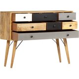 vidaXL Komoda 110x30x82 cm trden mangov les, (20955429) | Shoptok.si