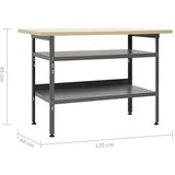  Radni stol sivi 120 x 60 x 85 cm čelični | shoptok.hr