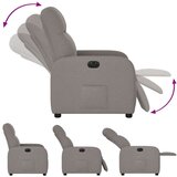  Električni naslanjač taupe blago | Shoptok.si