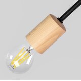  plafonski luster oxford 2xE27/15W/230V borovina/crna | Eponuda.com