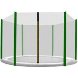  INLEA Zaštitna mreža za trampolin PREMIUM Jump ukupnog promjera 250 cm za 6 šipki TAMNO ZELENA | shoptok.hr